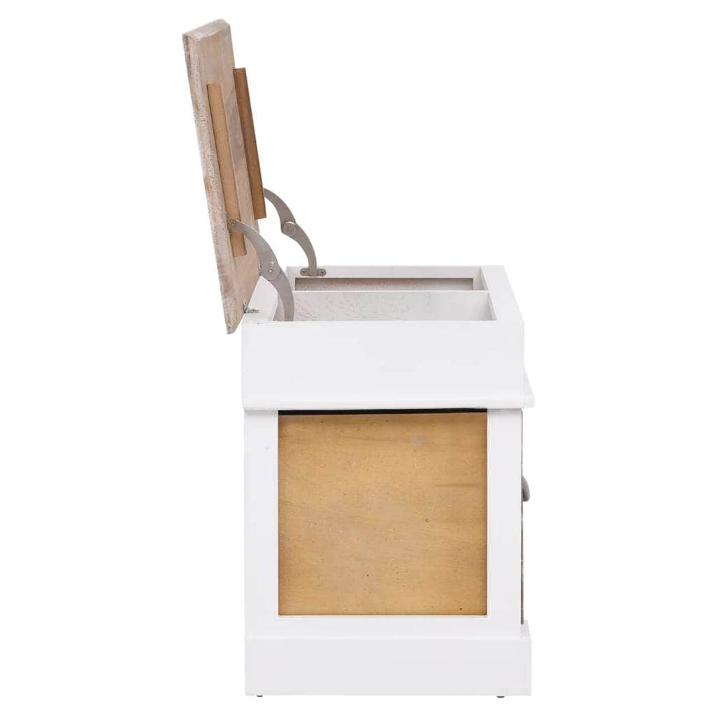 Hall Bench MDF White
