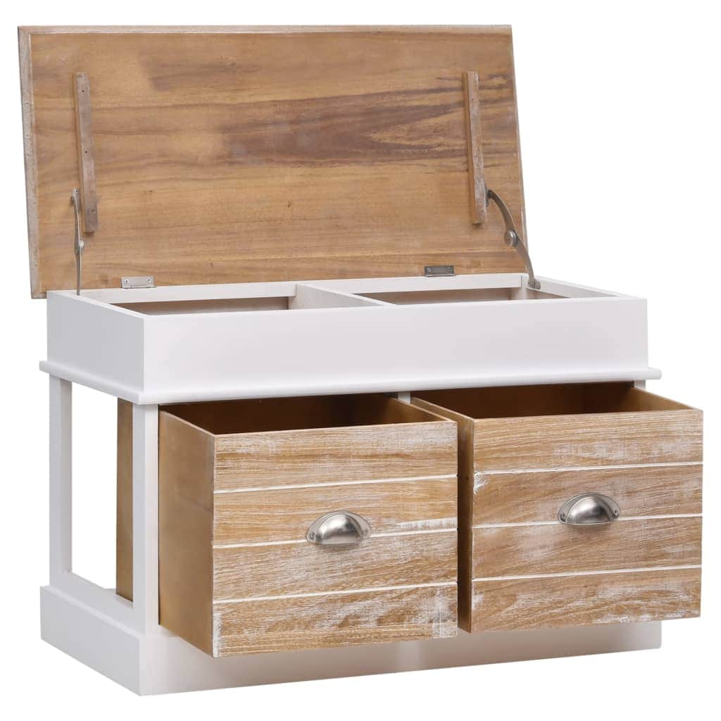 Hall Bench MDF White