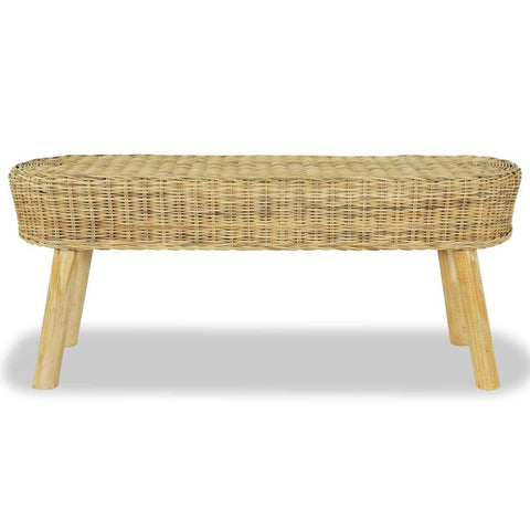 Hall Bench Natural  Rattan