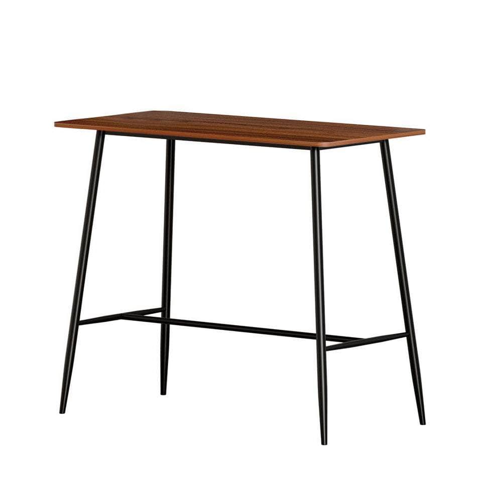 Industrial High Wood Bar Table Perfect for Dining, Kitchen