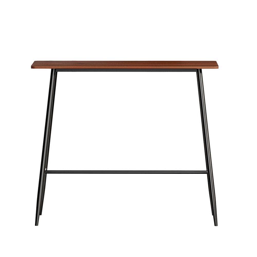 Dining Tables - Industrial High Wood Bar Table Perfect for Dining, Kitchen, and Pub Environments