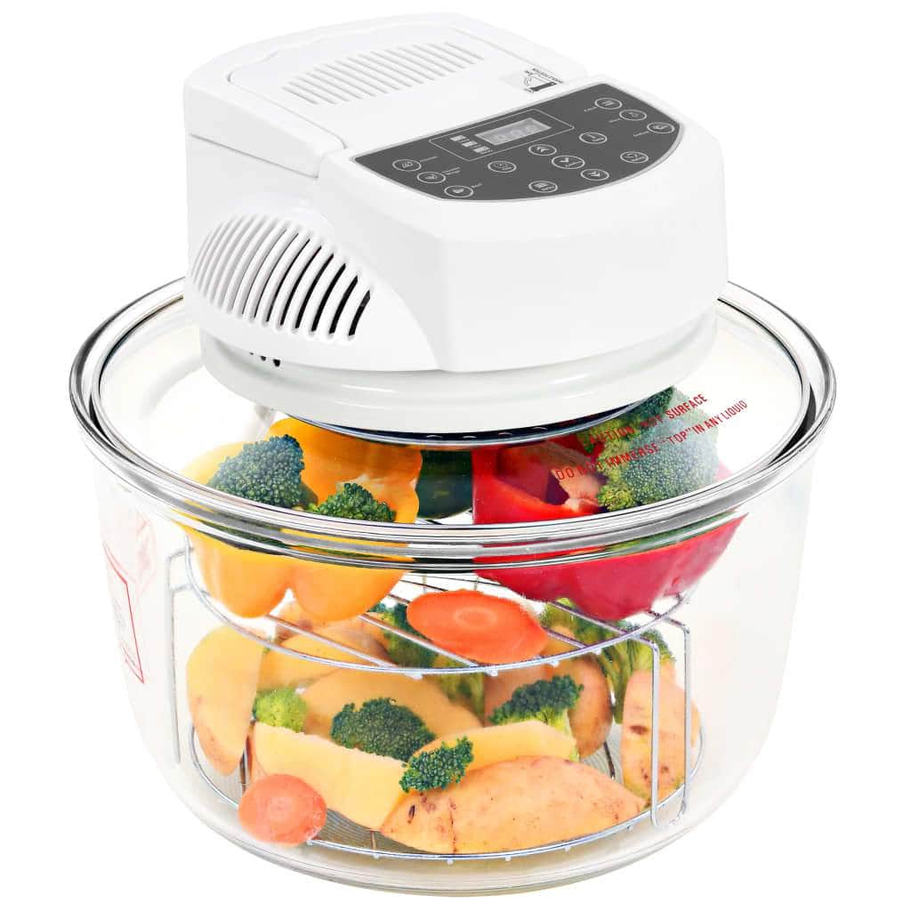 Halogen Convection Oven with Extension Ring and Digital Timer