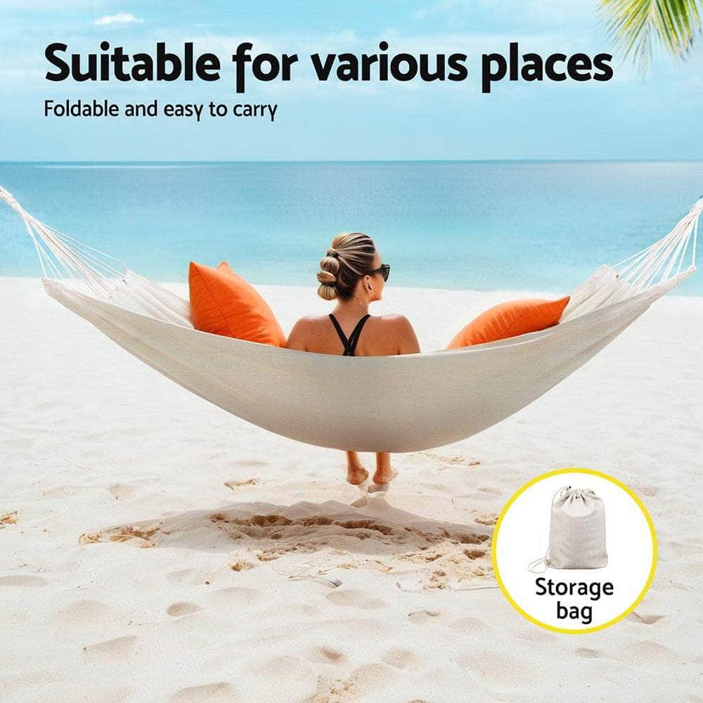 Hammock Bed w/ Travel Bag Outdoor Lounge Chair