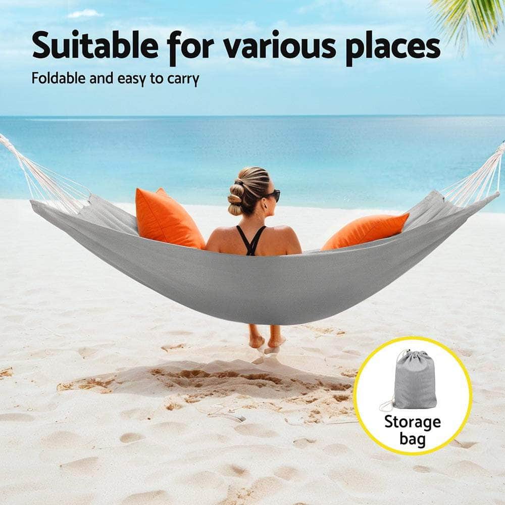 Hammock Bed w/ Travel Bag Outdoor Lounge Chair