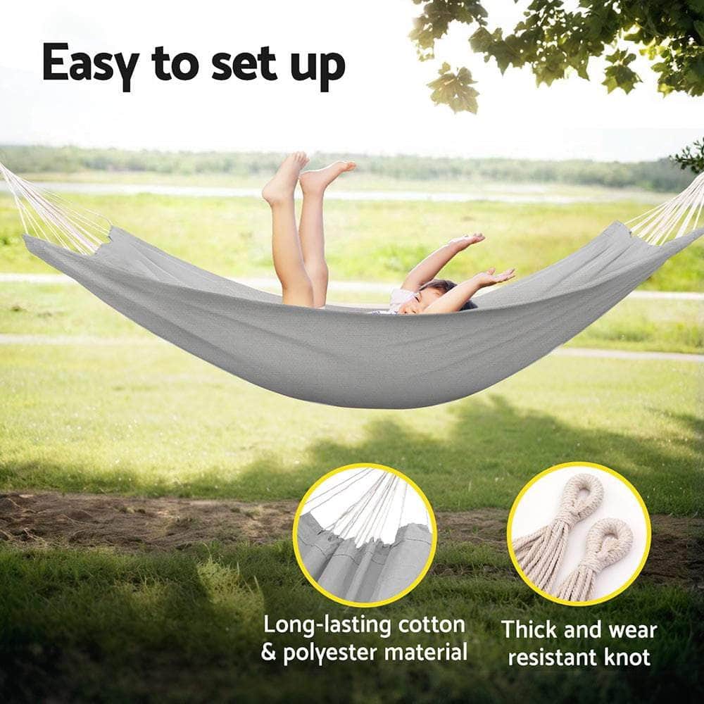 Hammock Bed w/ Travel Bag Outdoor Lounge Chair