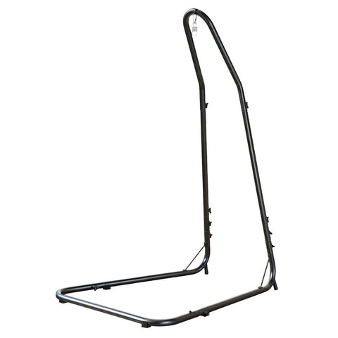 Hammock Chair Stand Heavy Duty Steel Frame Black
