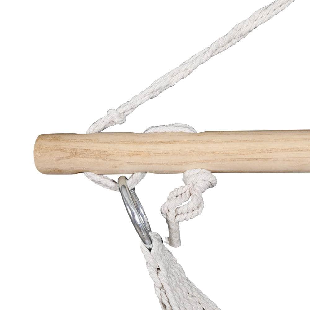 Hammock Chair Swing Camping Mesh Cream
