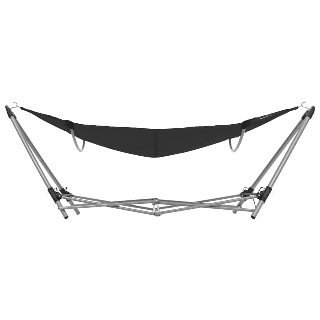 Hammock with Foldable Stand Black - Simple deals