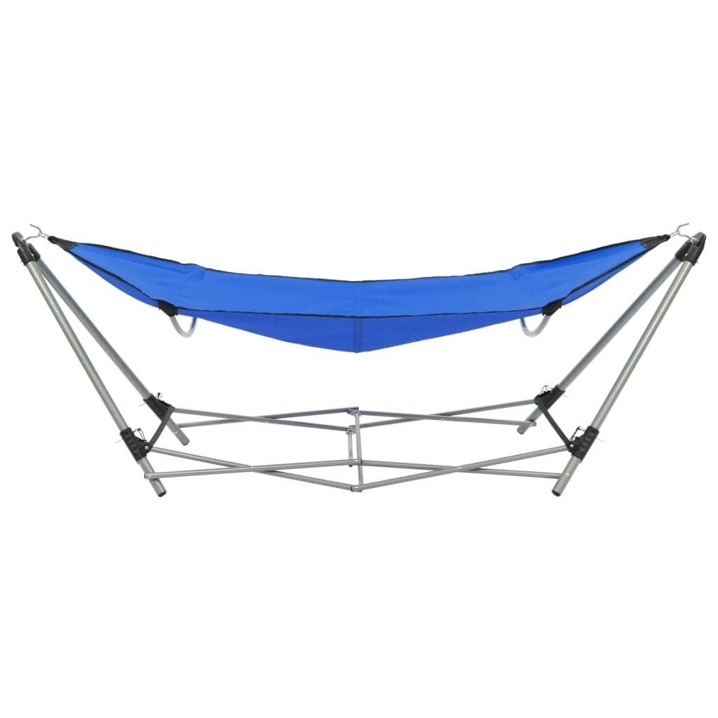 Hammock with Foldable Stand Blue - Simple deals