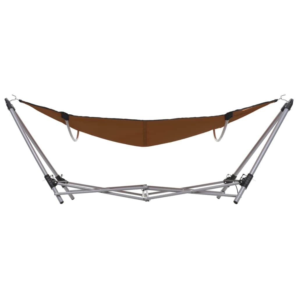 Hammock with Foldable Stand Brown - Simple deals