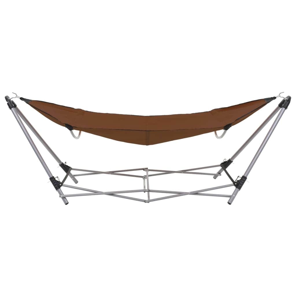 Hammock with Foldable Stand Brown - Simple deals