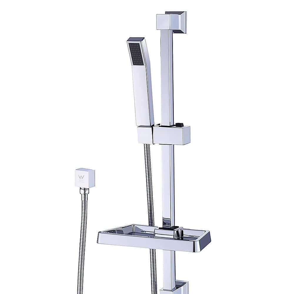 Hand Held Shower Rail Soap Dish Bathroom Set