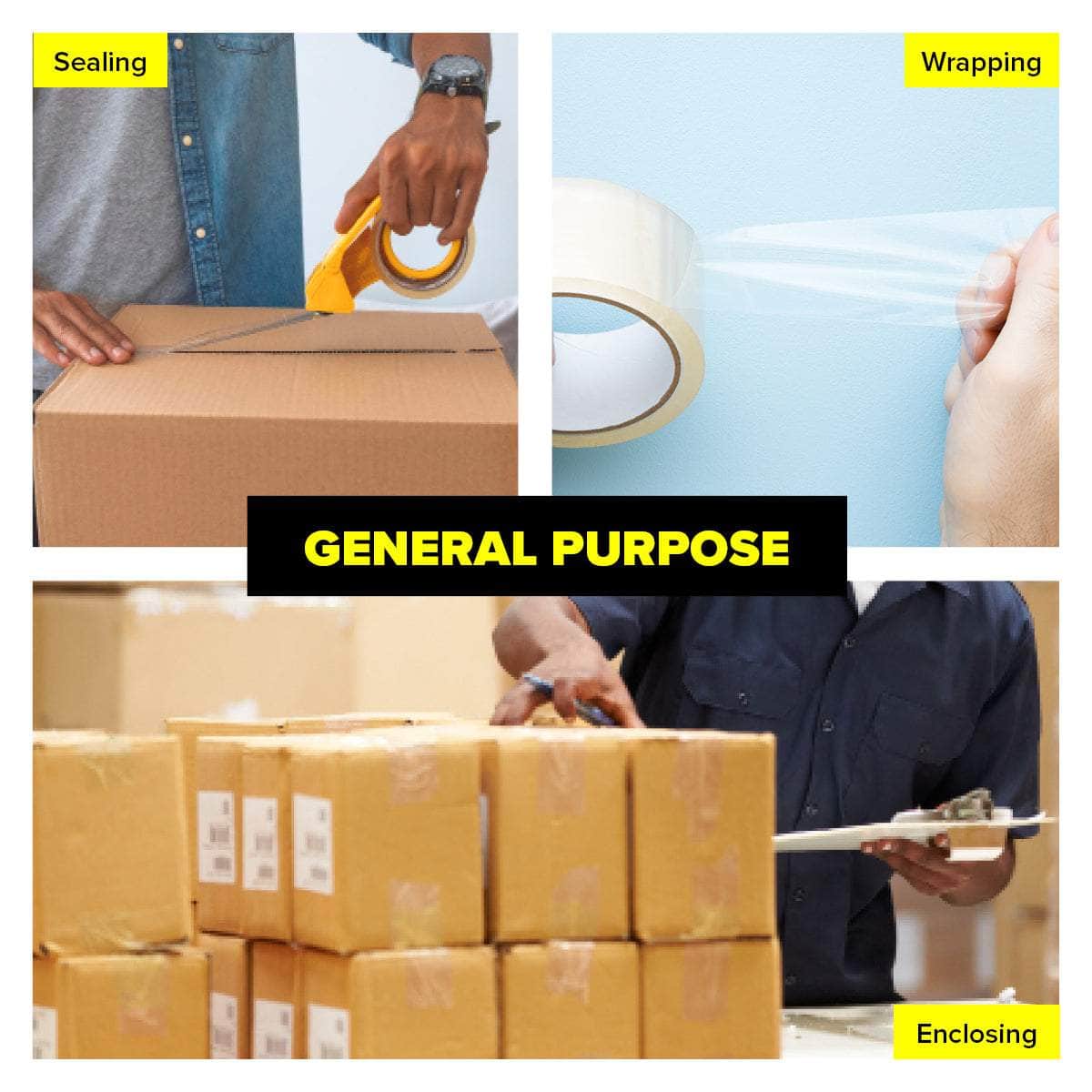 Handy Hardware 24Pce Packaging Tape Clear Multipurpose