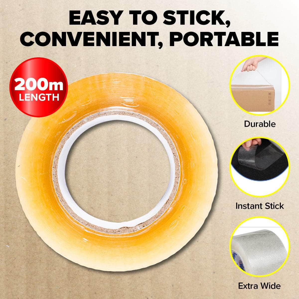 Handy Hardware 24Pce Packaging Tape Clear Multipurpose