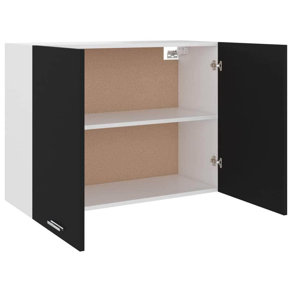 Wood finish - Hanging Cabinet Black, Engineered Wood