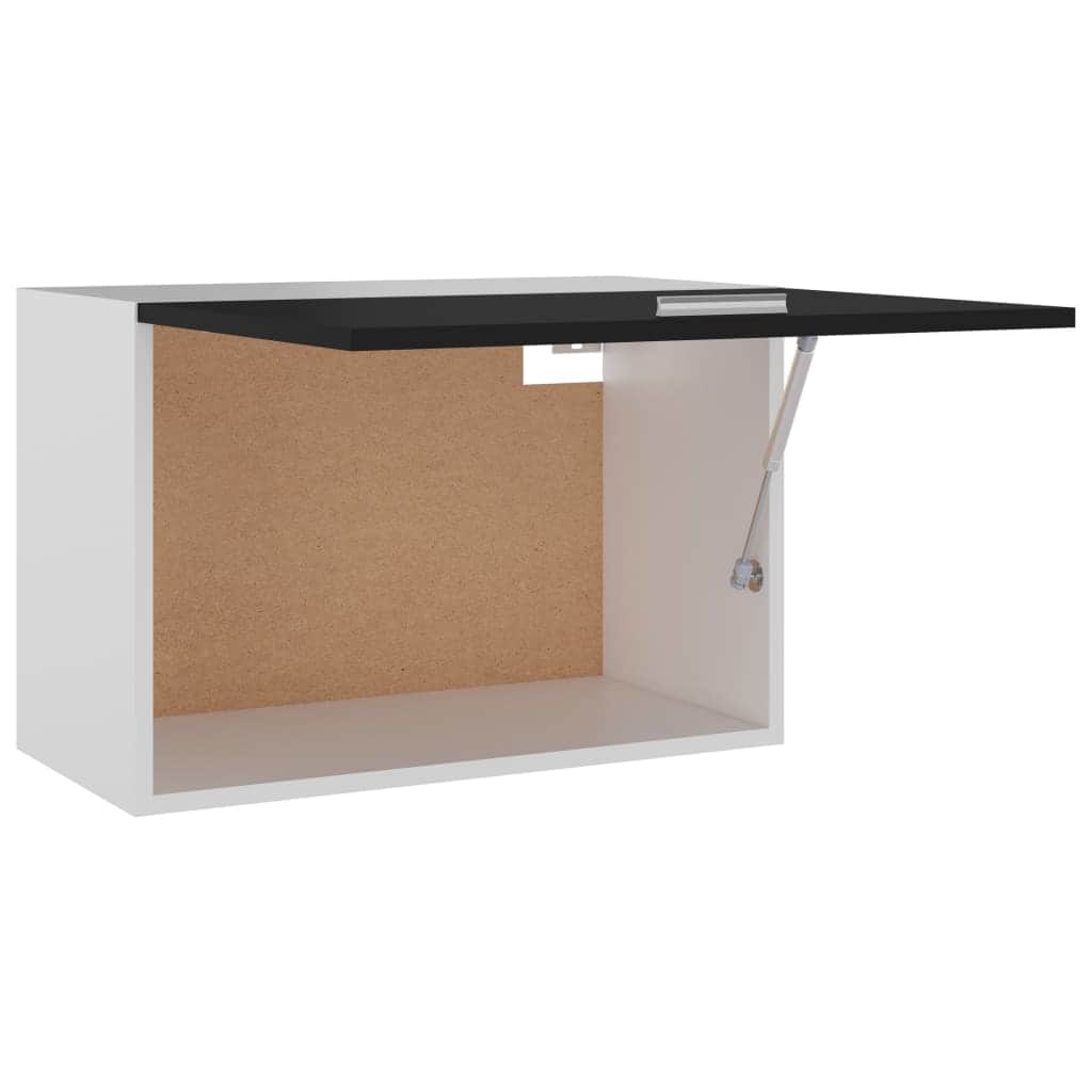 Hanging Cabinet Black /Engineered Wood