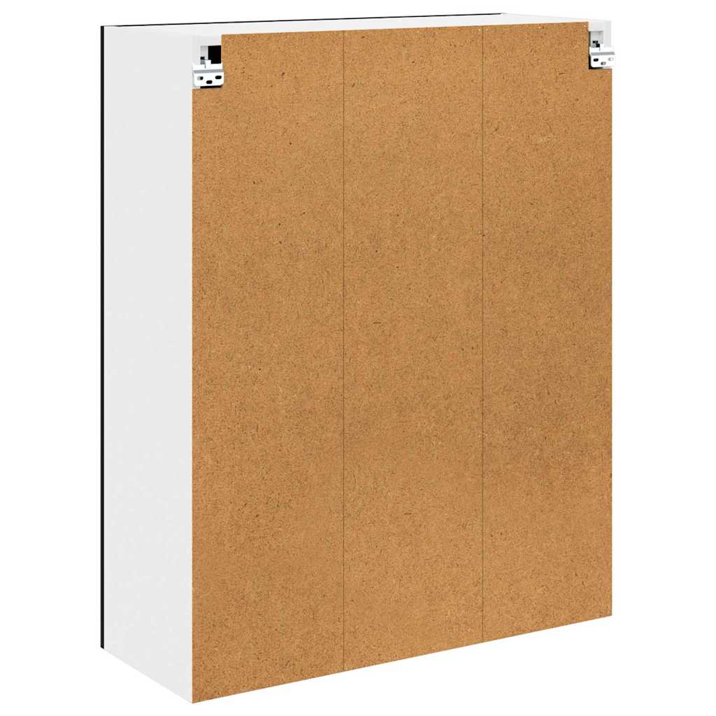Hanging Cabinet Riga Black Oak Engineered Wood - Durable, 3vty