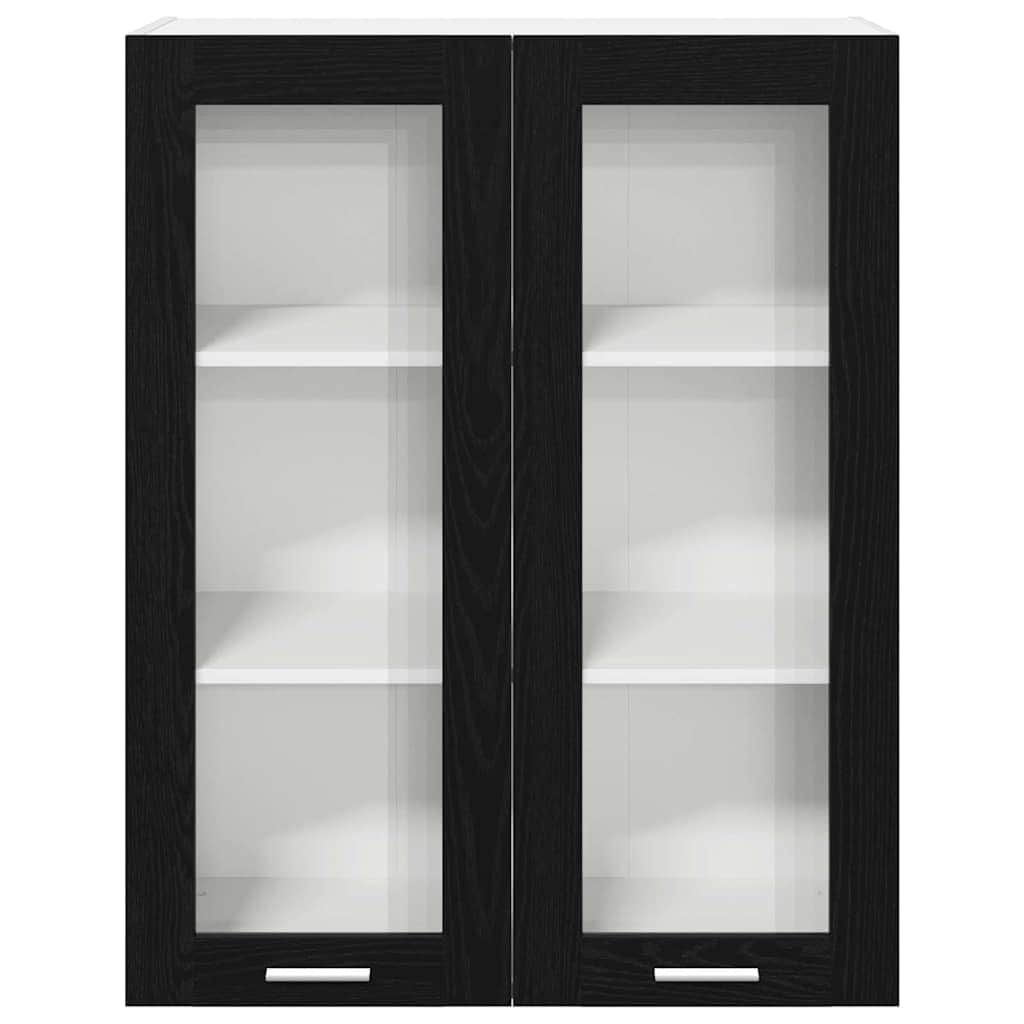 Hanging Cabinet Riga Black Oak Engineered Wood - Durable | 3vty