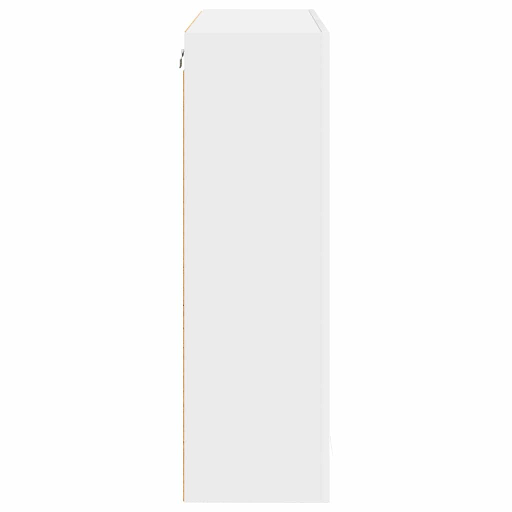Hanging Cabinet Riga White Engineered Wood - Premium