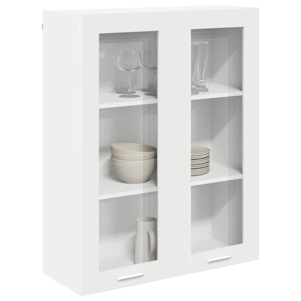 Hanging Cabinet Riga White Engineered Wood - Premium