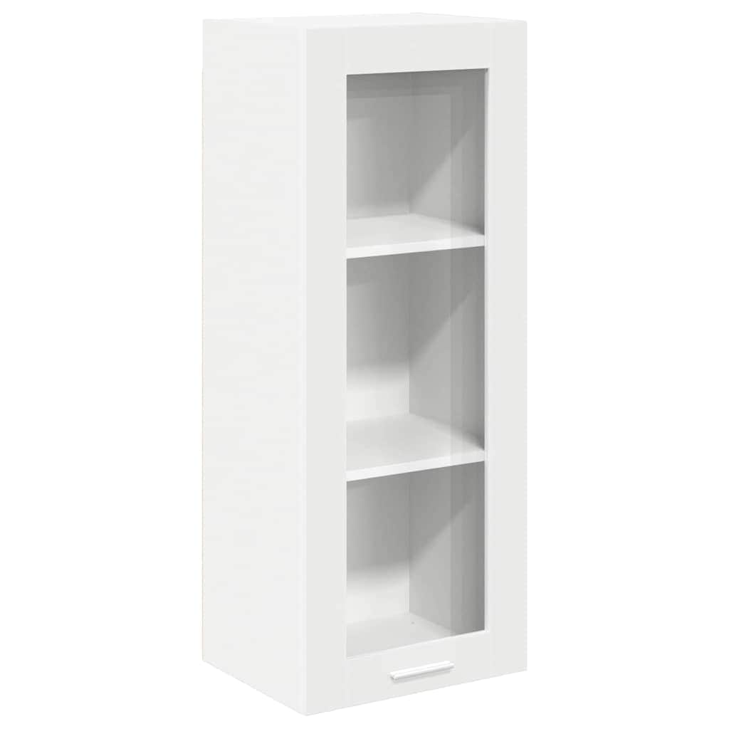 White colour - Hanging Cabinet Riga White Engineered Wood - Premium Comfort