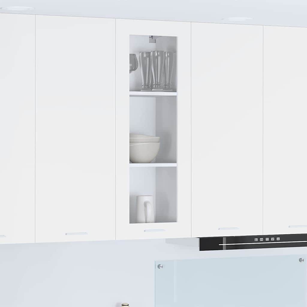 Hanging Cabinet Riga White Engineered Wood - Premium Comfort