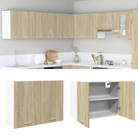 Hanging Cabinet Sonoma Oak Engineered Wood
