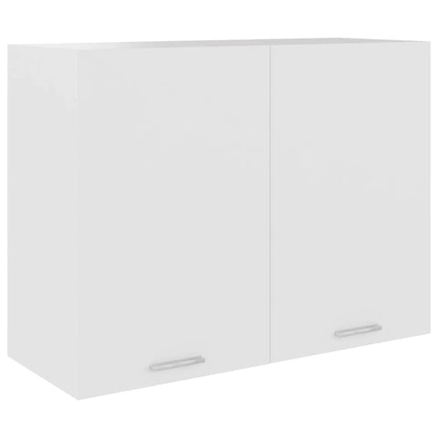 Hanging Cabinet White Engineered Wood