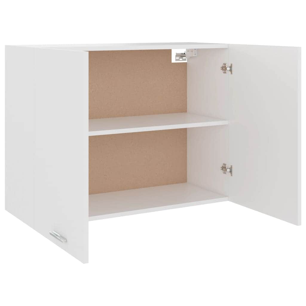 Wood finish - Hanging Cabinet White Engineered Wood