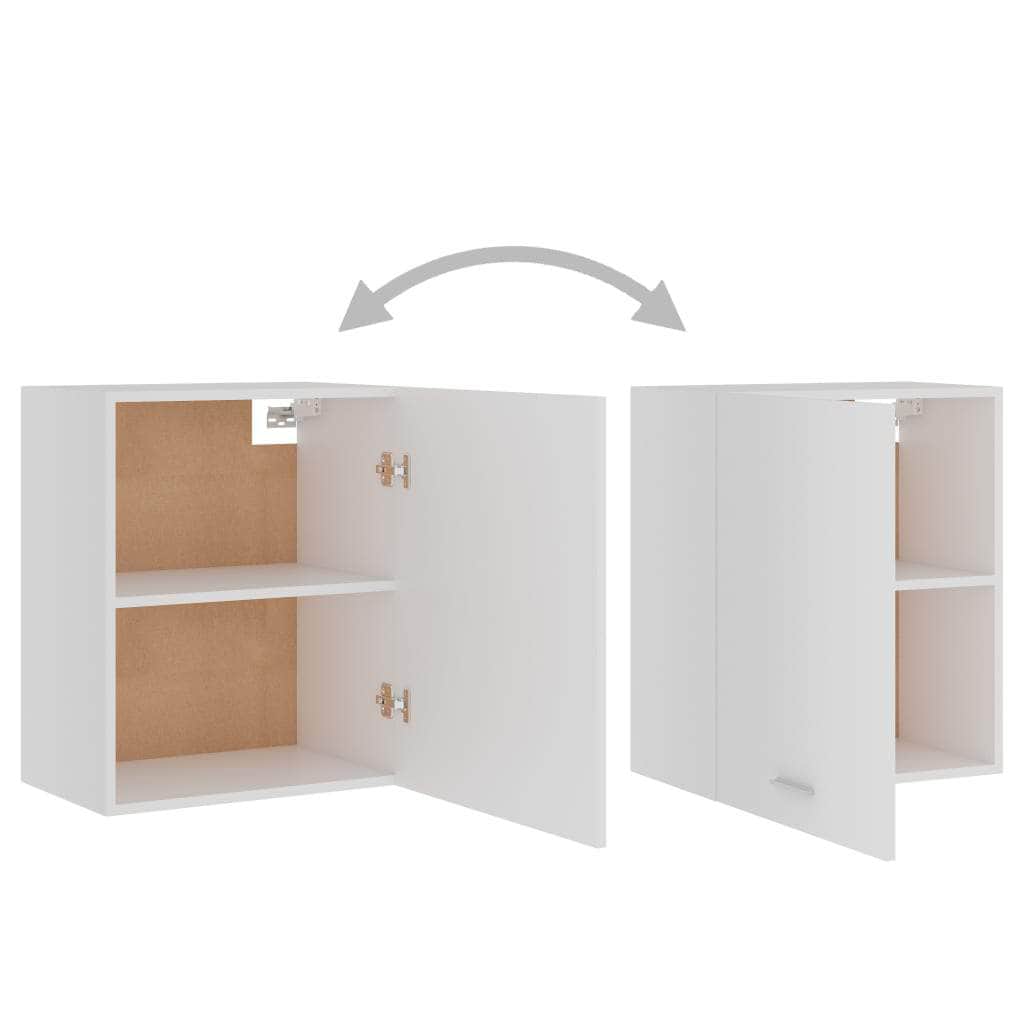 Wood finish - Hanging Cabinet White - Engineered Wood
