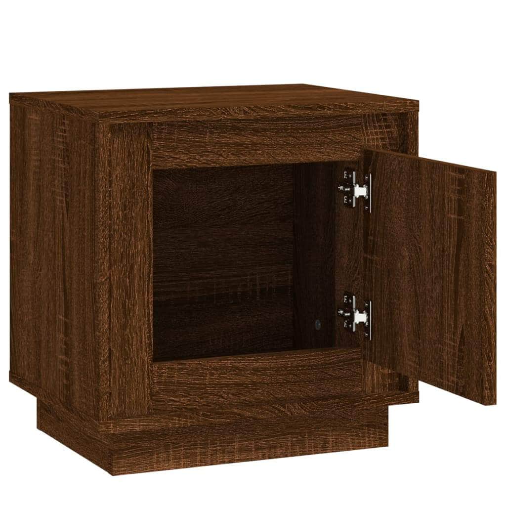 Harmony Duo White Engineered Wood Bedside Cabinets Set