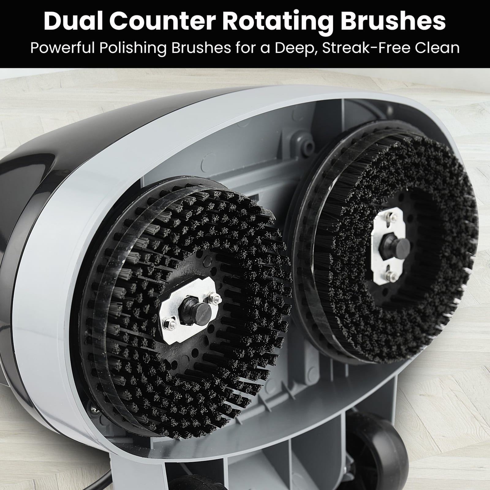 Hauskeeper Gen2 5-In-1 Black Electric Floor Polisher Hard Waxer | Black colour - photo 14