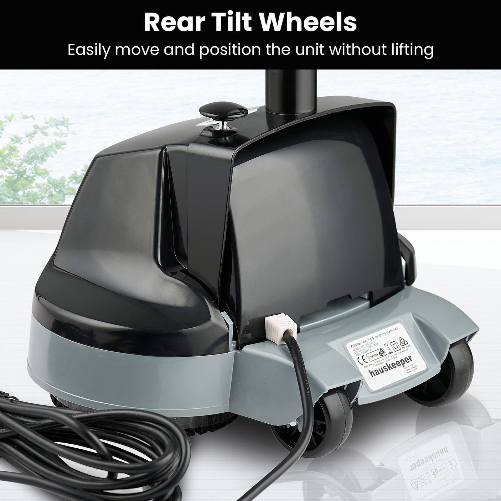 Hauskeeper Gen2 5-In-1 Black Electric Floor Polisher Hard Waxer, Vacuums - photo 15
