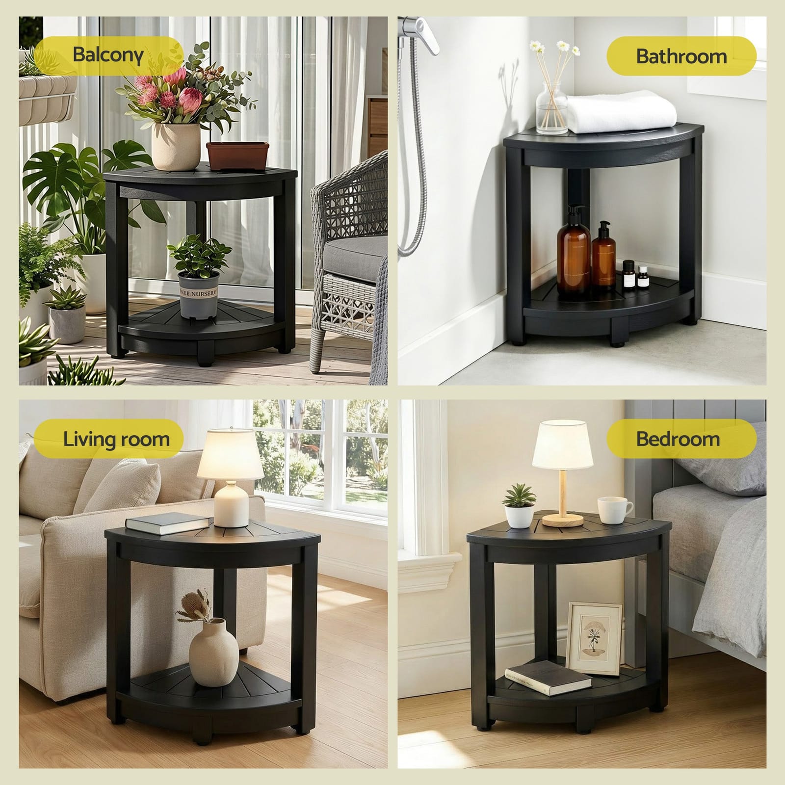 Outdoor Side Table Corner Shower Stool - Furniture - photo 9