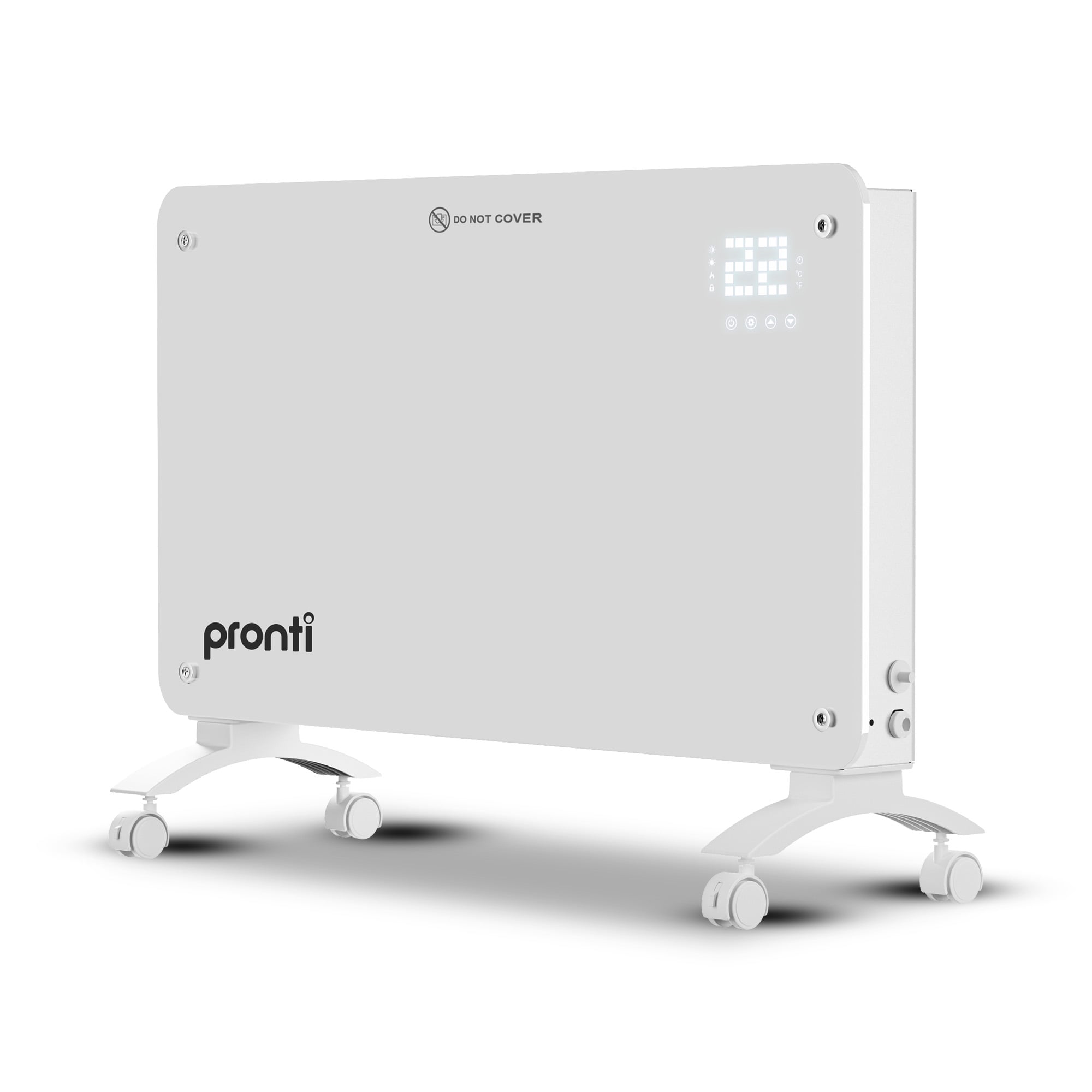 Glass Panel Convection Heater Remote 2000W | Simpledeals