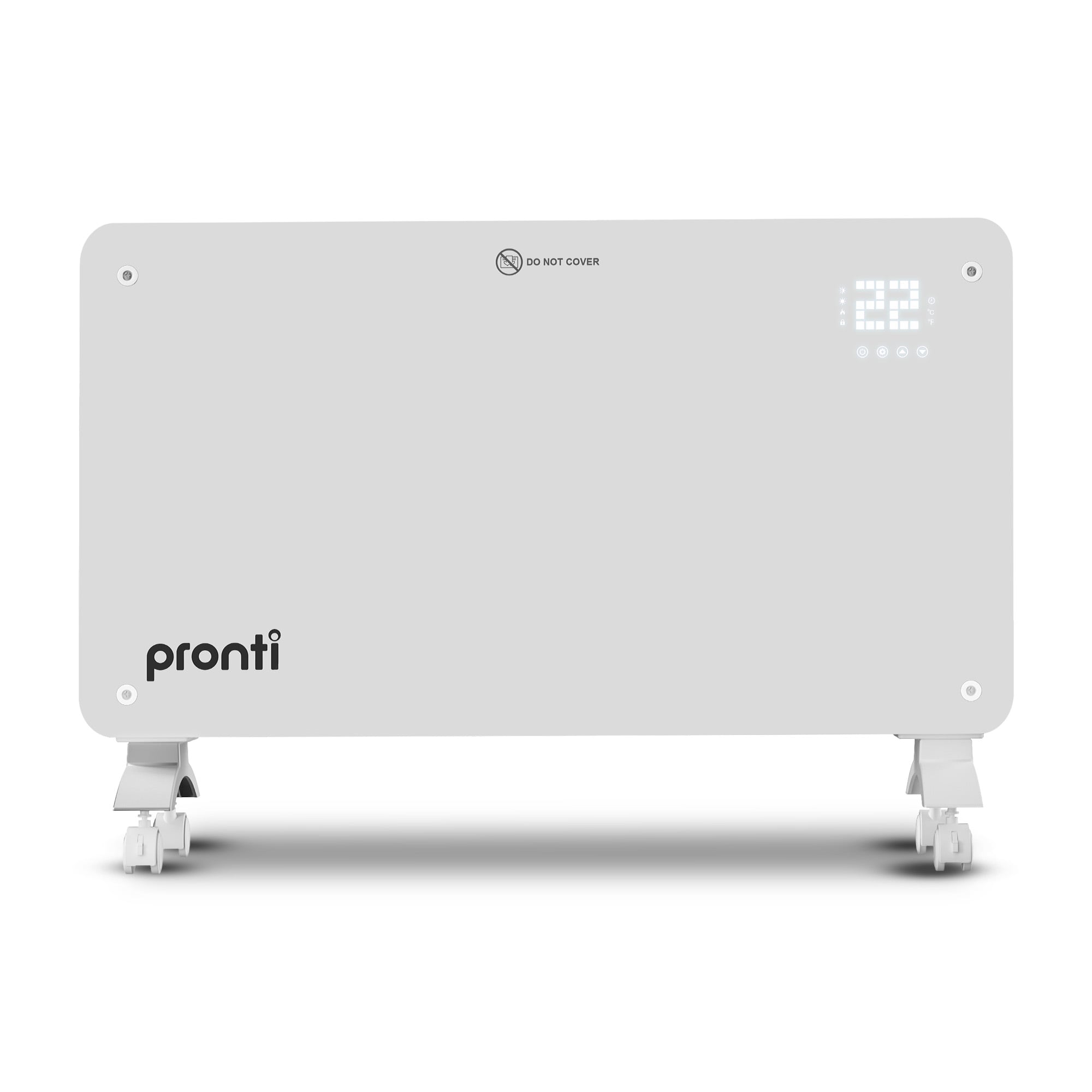 Glass Panel Convection Heater Remote 2000W | Simpledeals