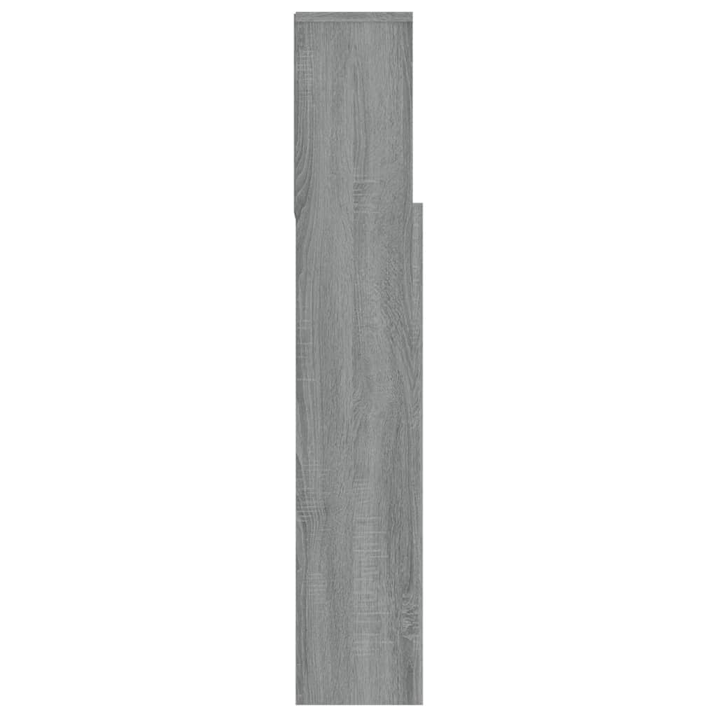 Headboard Cabinet Grey Sonoma