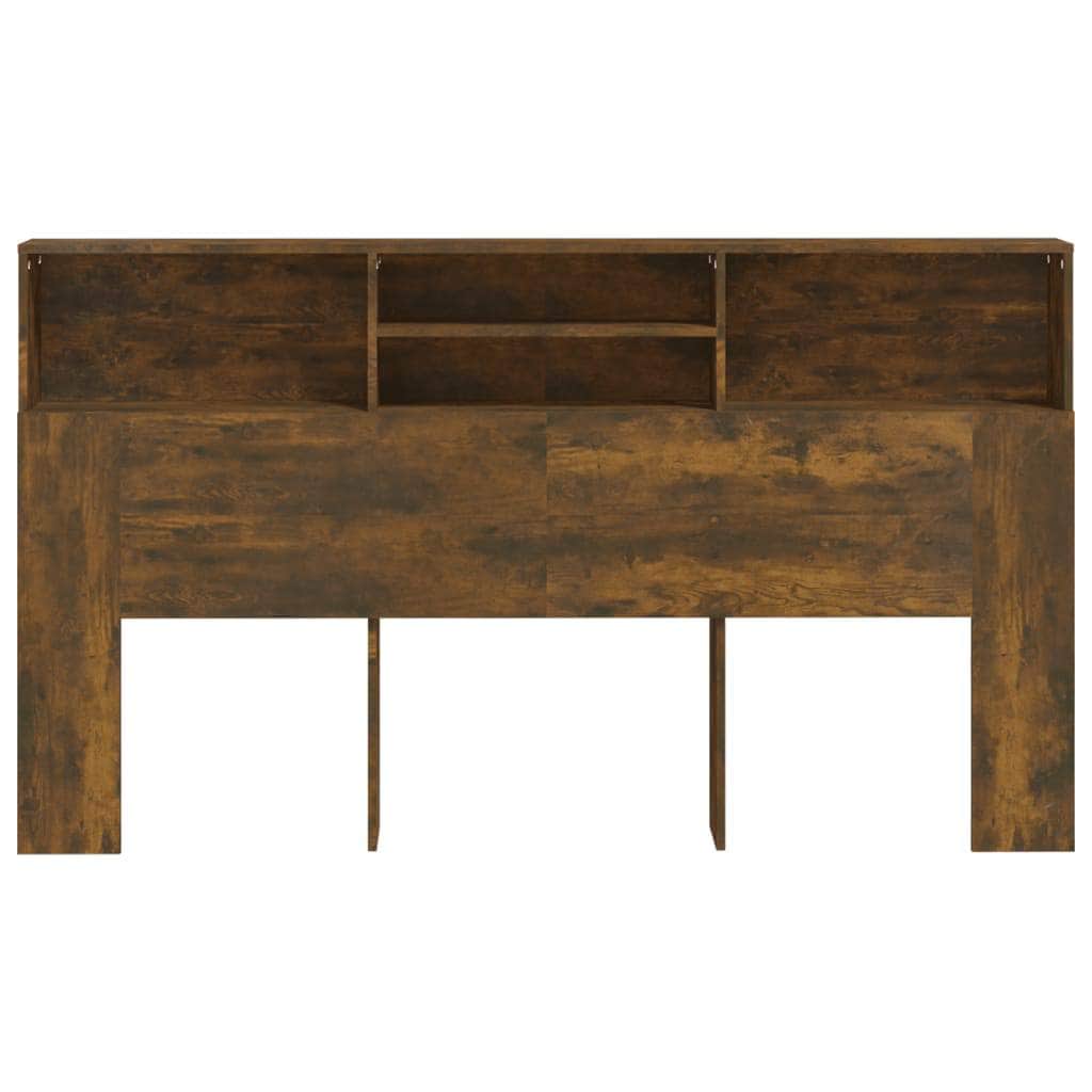 Headboard Cabinet Smoked oak