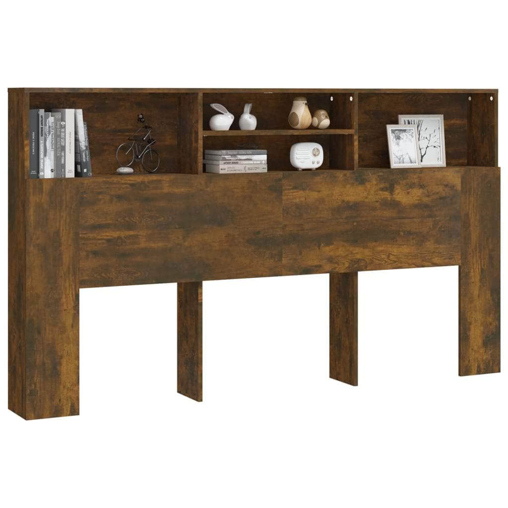 Headboard Cabinet Smoked oak