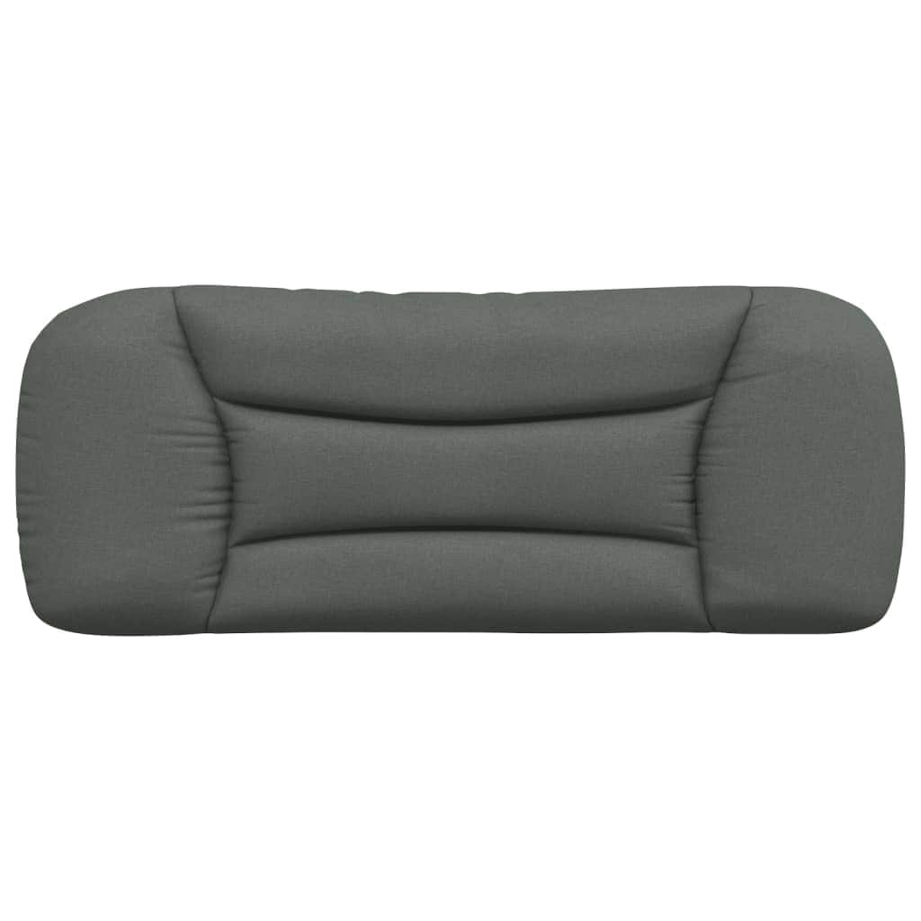 Headboard Cushion Dark Grey Fabric