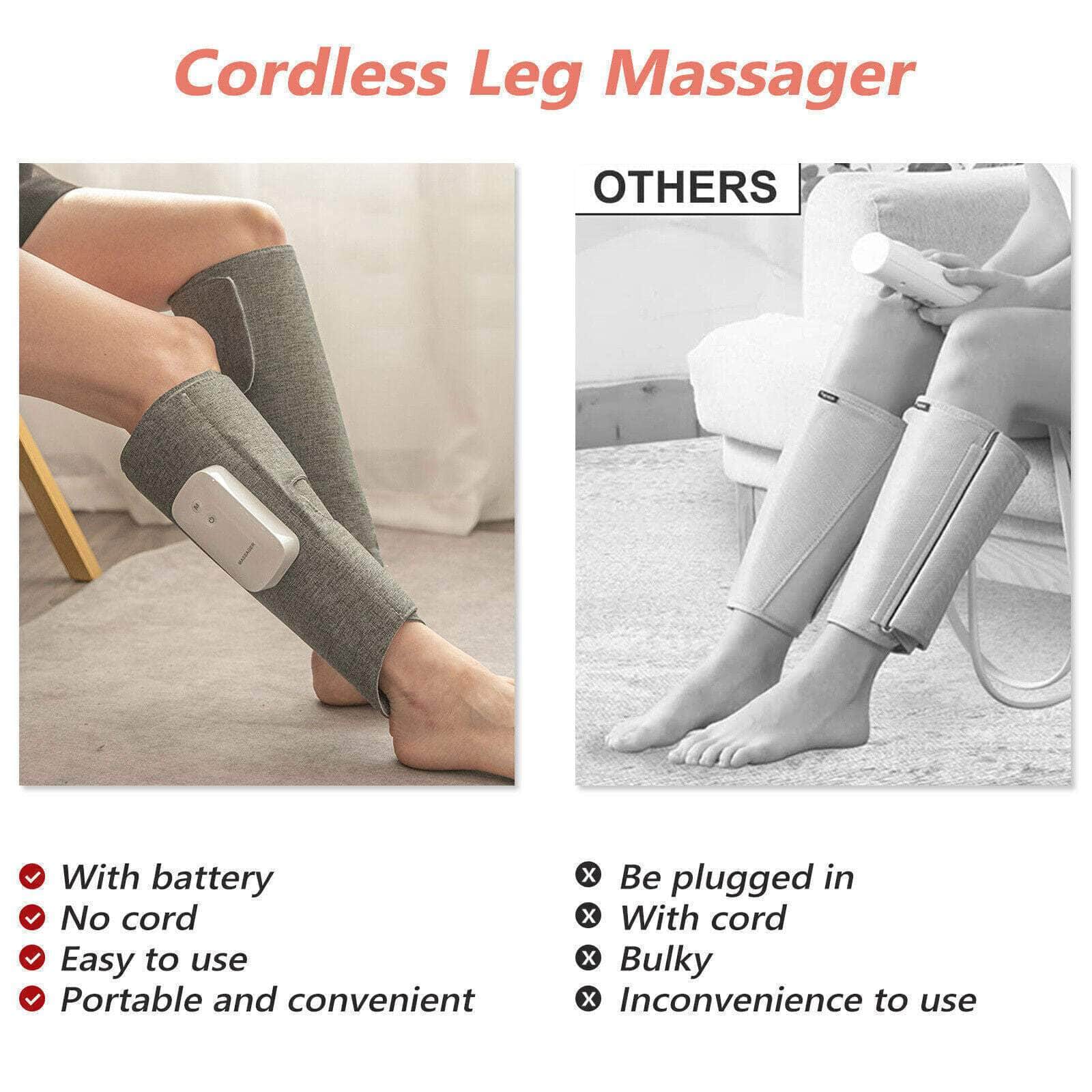 Heated Leg Massager Air Compression for Relaxation