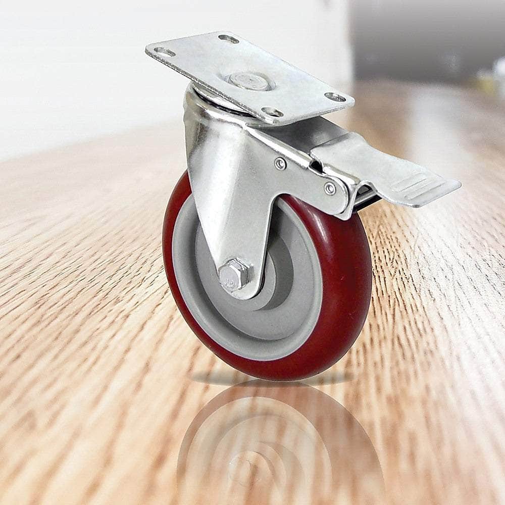 Heavy Duty 5" Swivel Castor Wheels (Set Of 4)