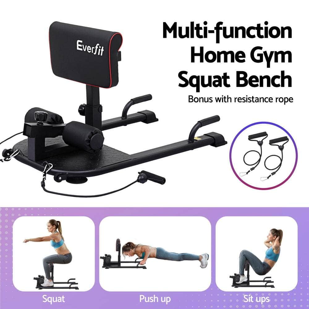 Heavy-Duty Adjustable Sissy Squat Bench - Leg Training