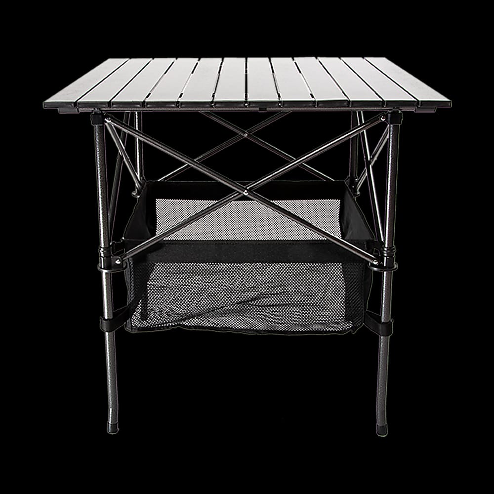 Folding Camping Table - Heavy Duty Steel & Aluminium | Steel finish - photo 14