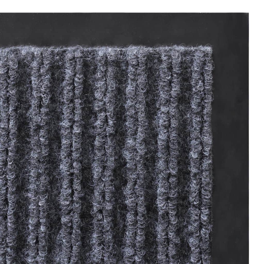 Heavy Duty Grey PVC Door Mat 90x150cm Non-Slip Entrance Rug, Grey colour