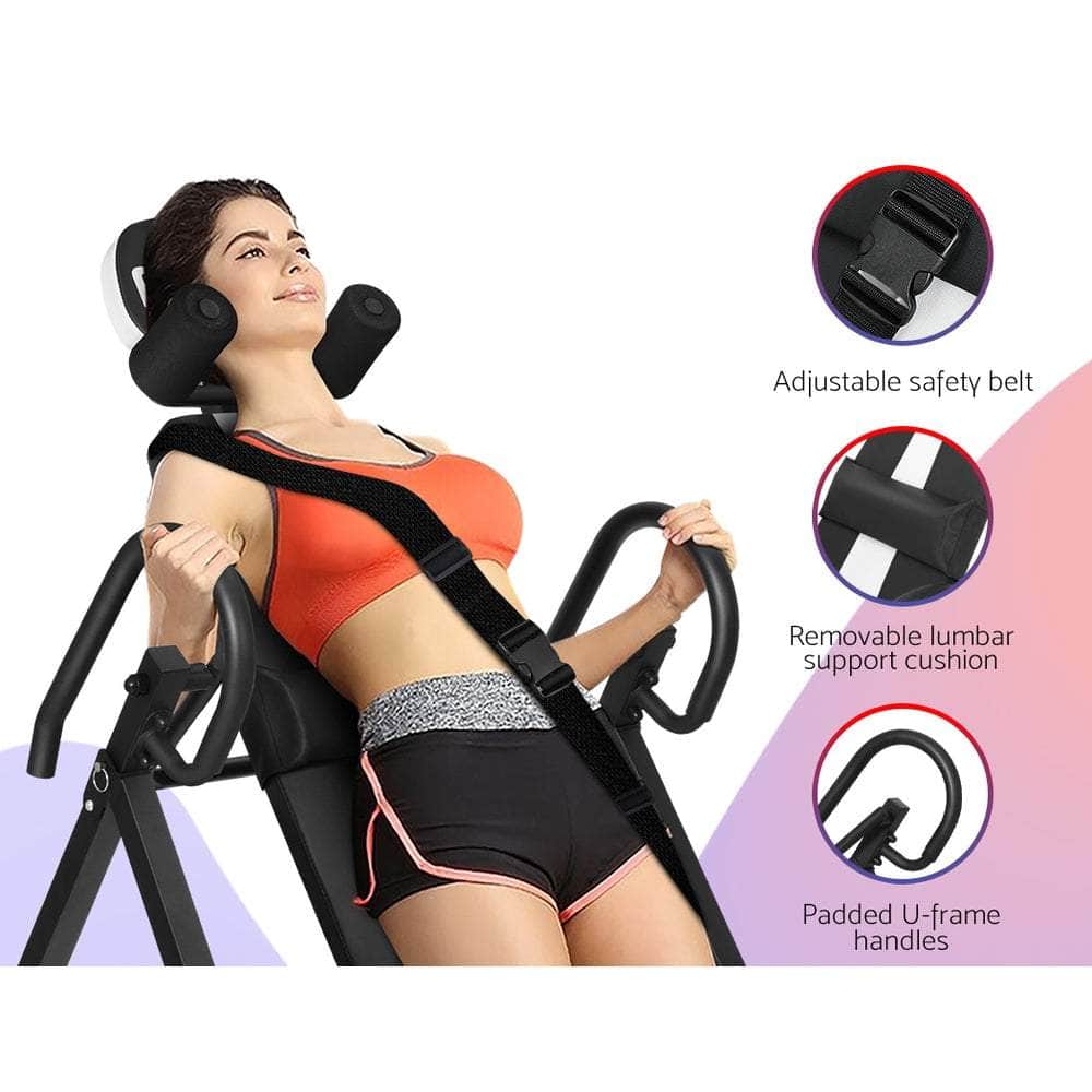 Heavy-Duty Inversion Table for Home Gym - Grey