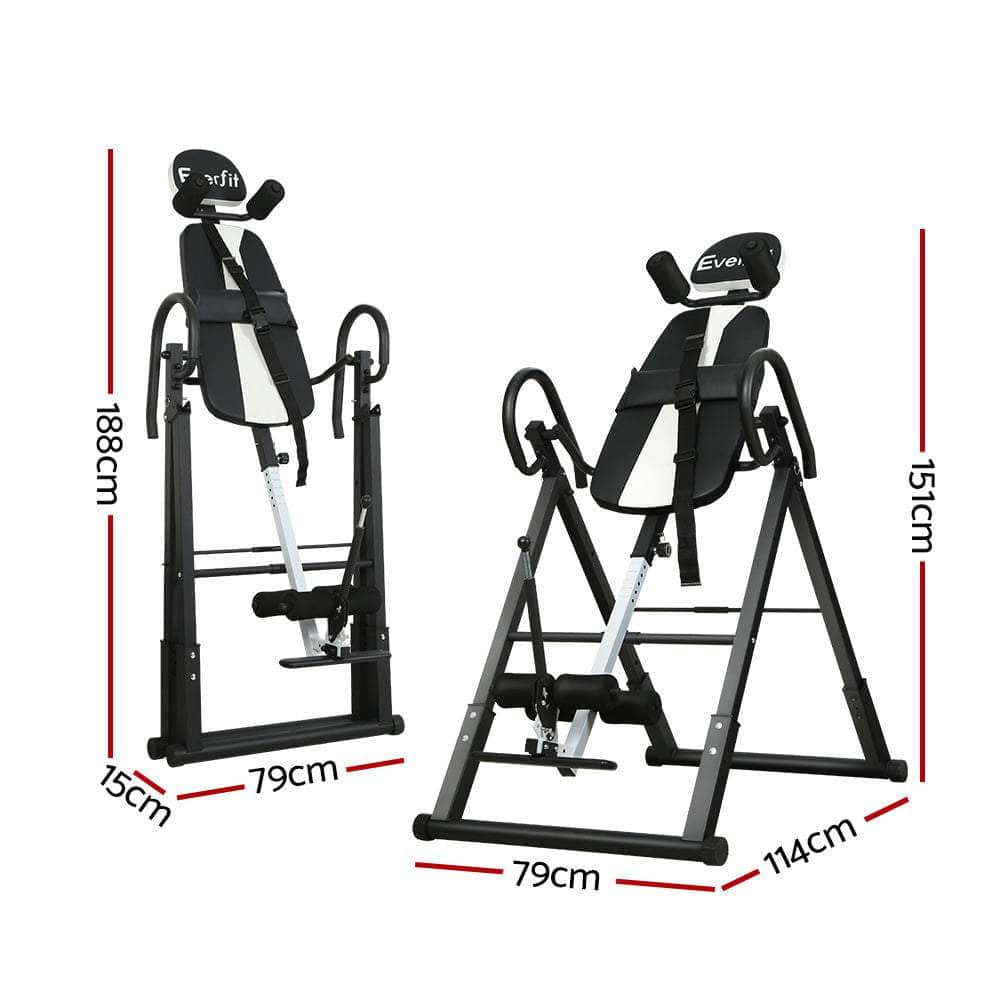 Heavy-Duty Inversion Table for Home Gym - Grey