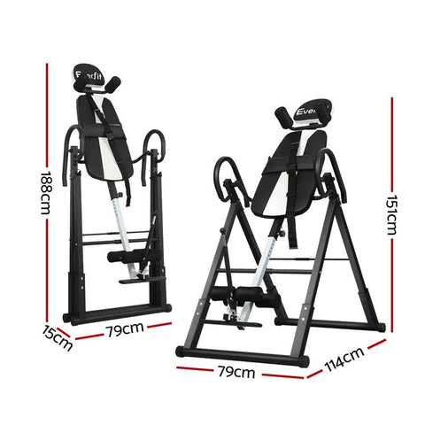 Heavy-Duty Inversion Table for Home Gym - Grey