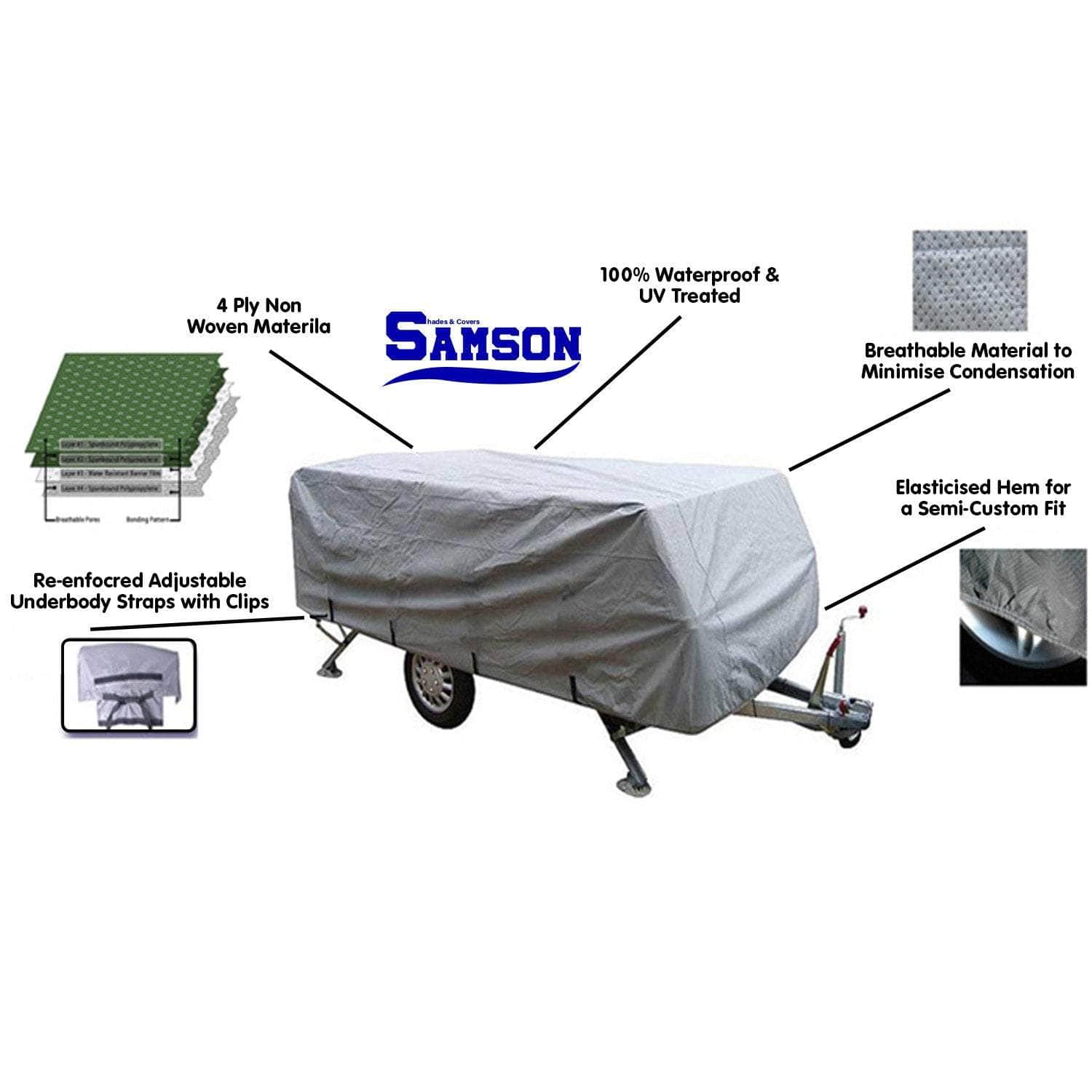 Heavy Duty Trailer Camper Cover