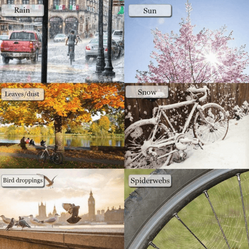 Heavy Duty Waterproof Bicycle Cover Outdoor Uv Protection